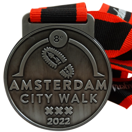 Wander Medaille Amsterdam City Walk