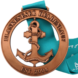 Blankeneser Heldenlauf medaille