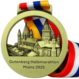 Guntenberg Halbmarathon Mainz medailles