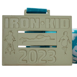 Kinder Lauf Medaille Iron Kid