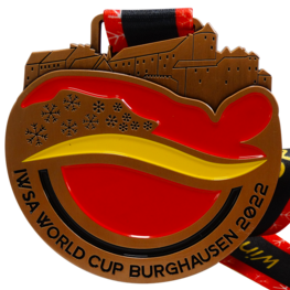 Wettkampfschwimmen Medaille IWSA Burghausen