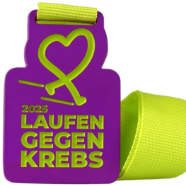 Laufen Gegen Krebs medaille