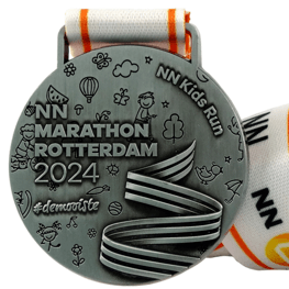 Kinder Lauf Medaille Rotterdam Marathon