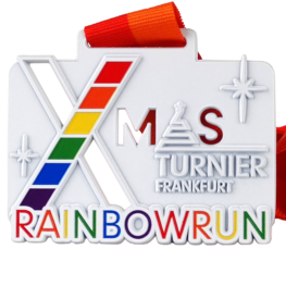 Rainbowrun XMas medaille