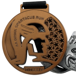 Spartacus Run Medaille