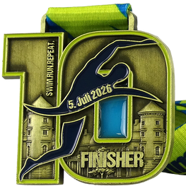 Swim Run Repeat Medaille