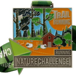 Trail Run Medaille Running Nature Challenge