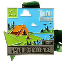 Trail Run Medaille Hiking Nature Challenge
