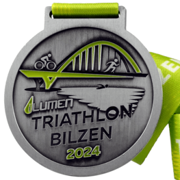 Triathlon Bilzen Medaille